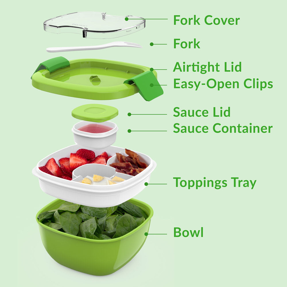 Bentgo Salad Container — Khaki Green