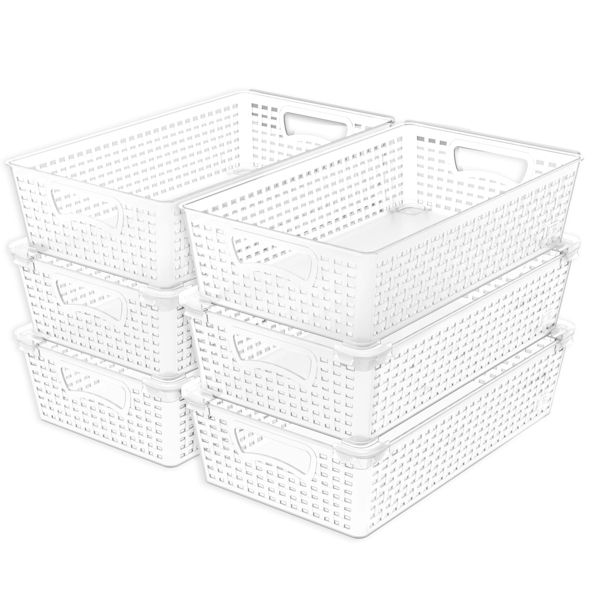Simple Houseware Pantry Baskets — Six-Pack