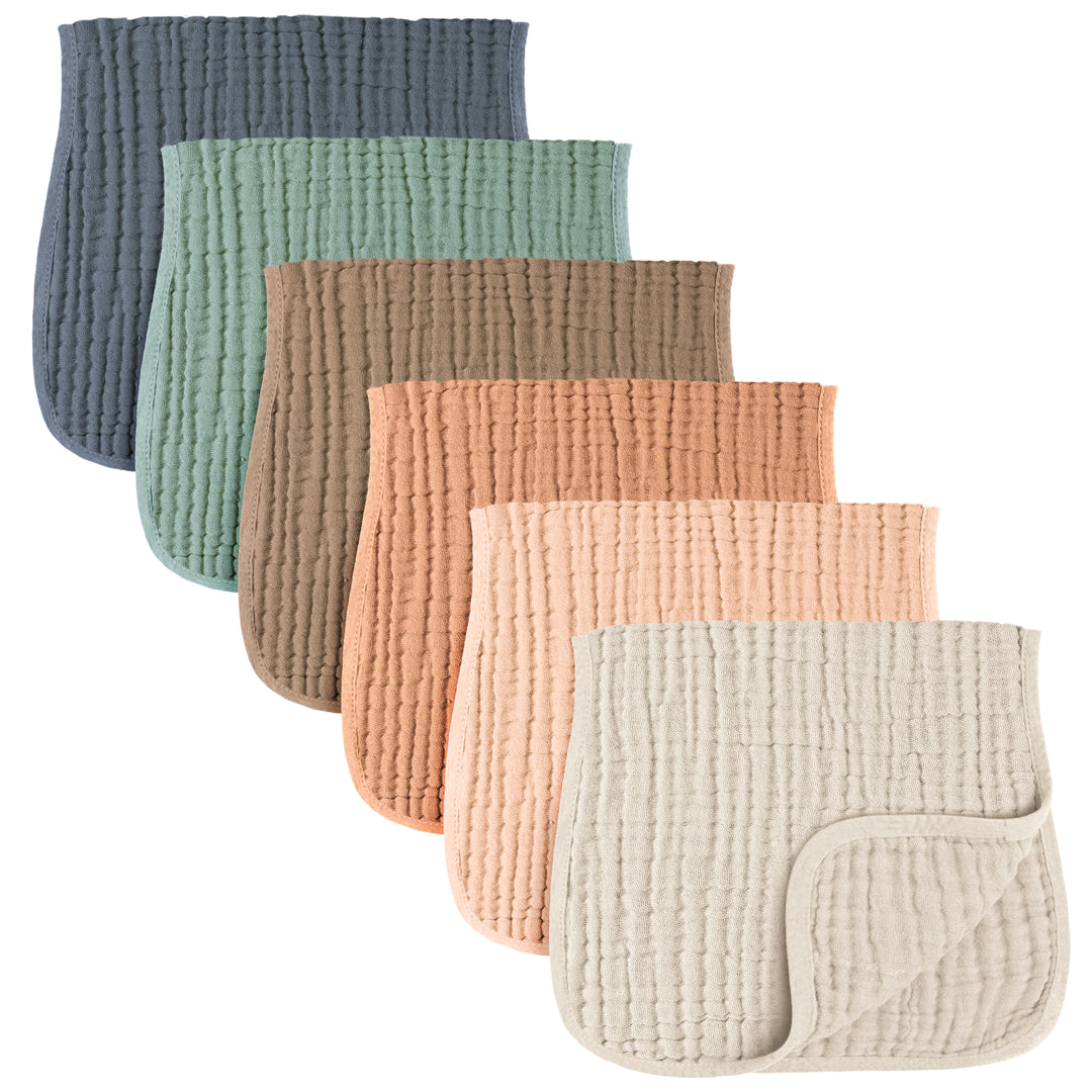 Konssy Cotton Burp Cloths — Six-Pack